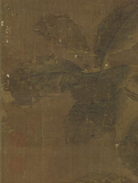 宋人枇杷猿戲圖　軸