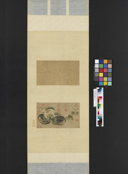 宋人秋瓜圖　軸