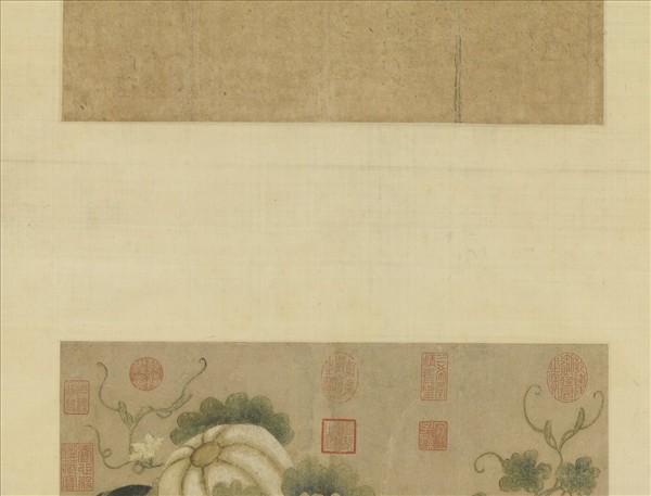 宋人秋瓜圖　軸