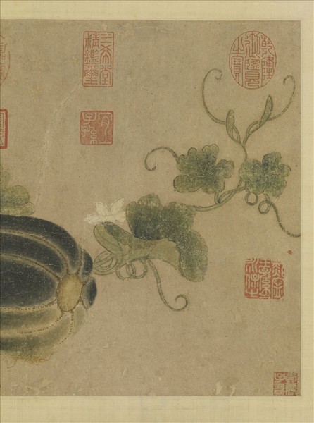 宋人秋瓜圖　軸