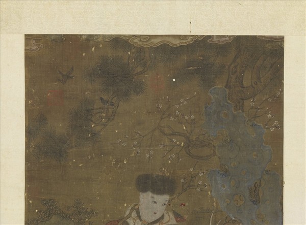 宋人山羊圖　軸