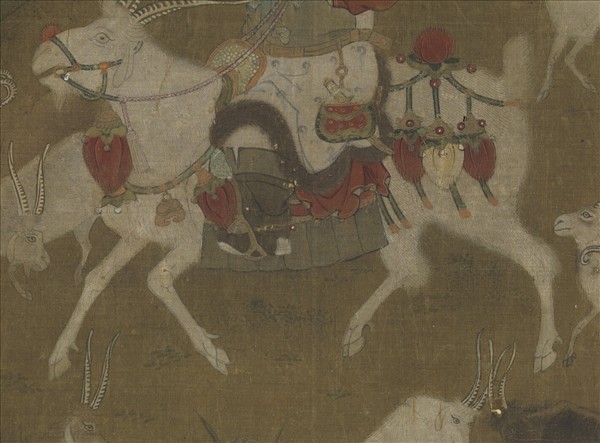 宋人山羊圖　軸