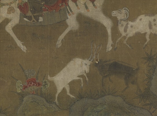 宋人山羊圖　軸