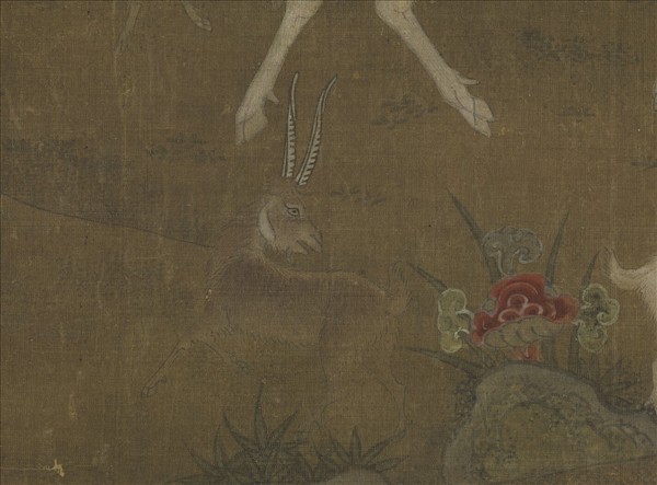 宋人山羊圖　軸