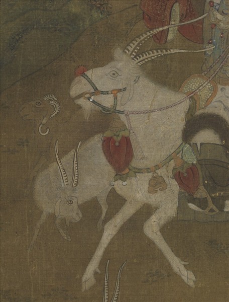 宋人山羊圖　軸