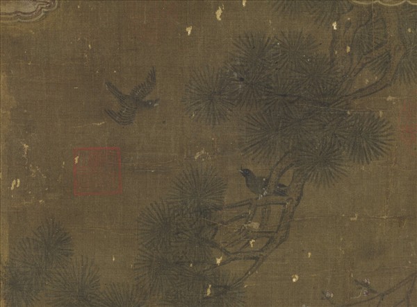 宋人山羊圖　軸