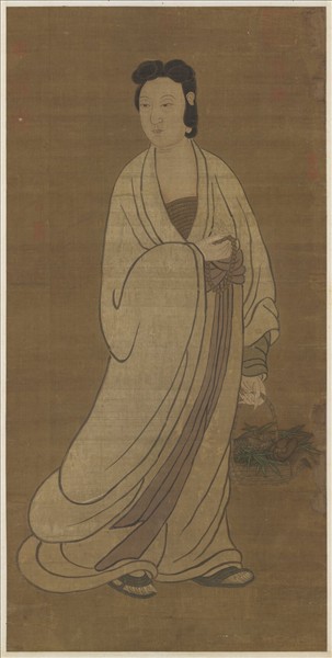 元趙孟頫魚籃大士像 　軸