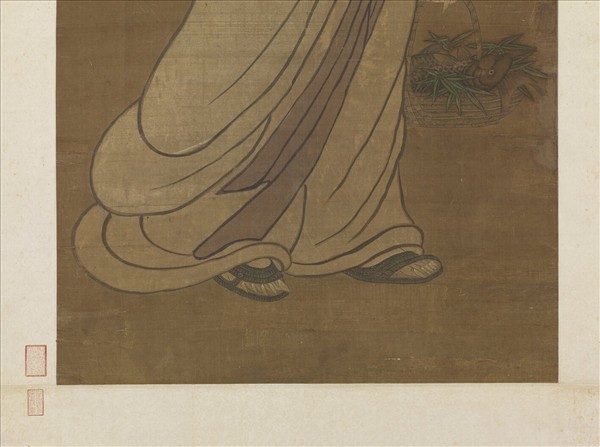 元趙孟頫魚籃大士像 　軸