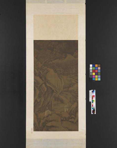 元趙雍畫小春熙景　軸