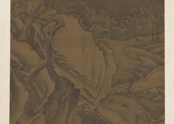 元趙雍畫小春熙景　軸