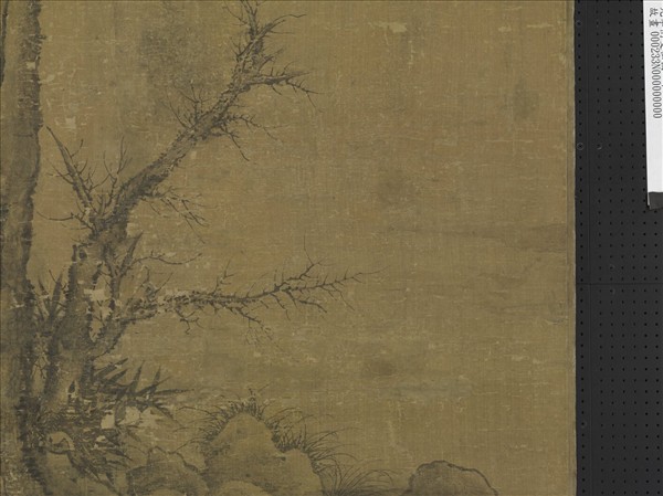 元李衎雙松圖　軸