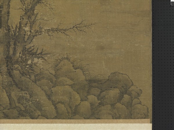 元李衎雙松圖　軸