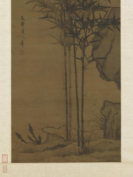 元李衎四季平安圖　軸