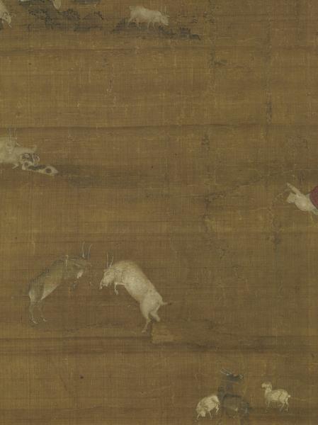 元陳仲仁百祥圖　軸