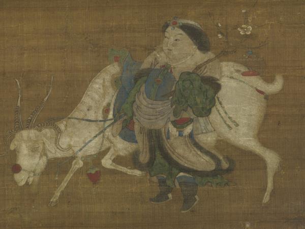 元陳仲仁百祥圖　軸