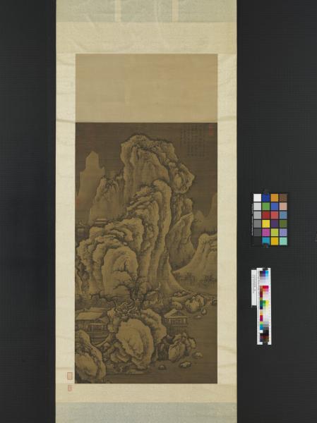 元劉貫道積雪圖　軸