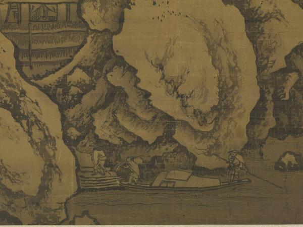 元劉貫道積雪圖　軸