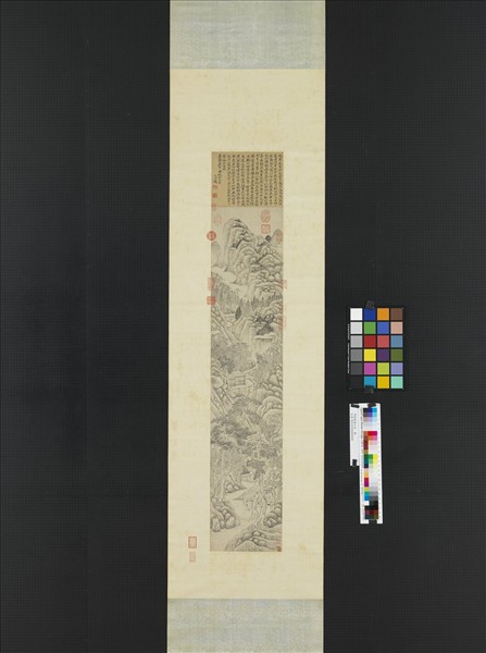 明錢穀畫山水　軸