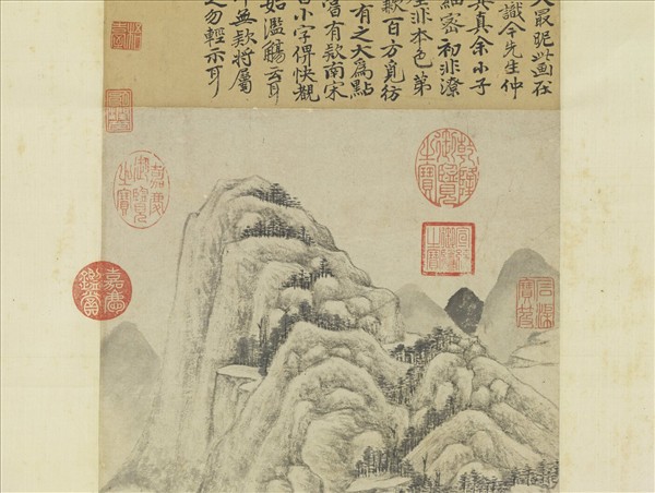 明錢穀畫山水　軸