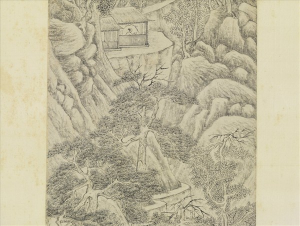 明錢穀畫山水　軸