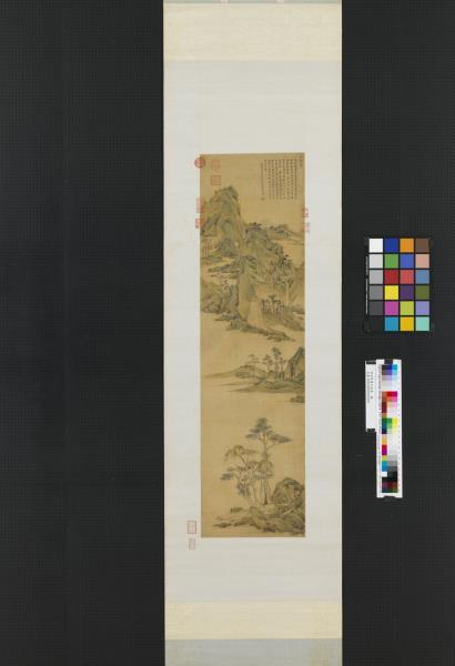 明居節畫江南春　軸