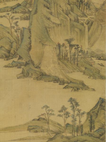 明居節畫江南春　軸