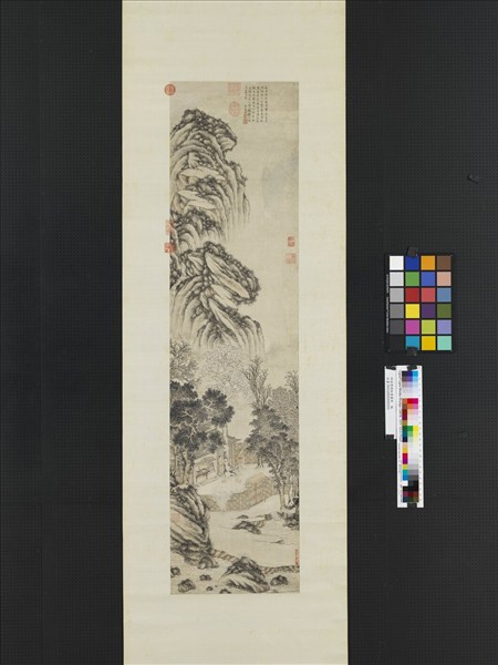 明居懋時秋讀書樂　軸