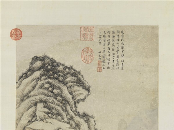 明居懋時秋讀書樂　軸