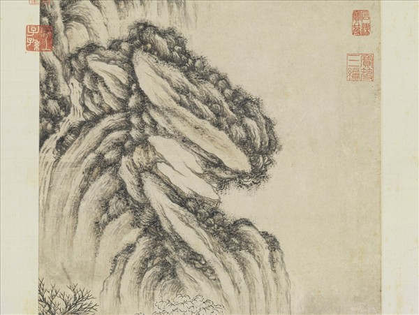 明居懋時秋讀書樂　軸