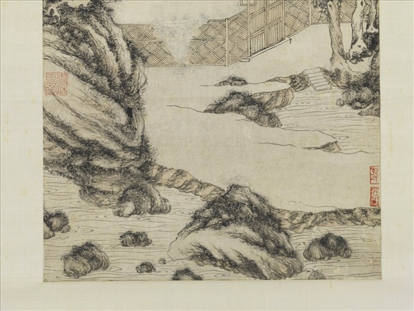 明居懋時秋讀書樂　軸