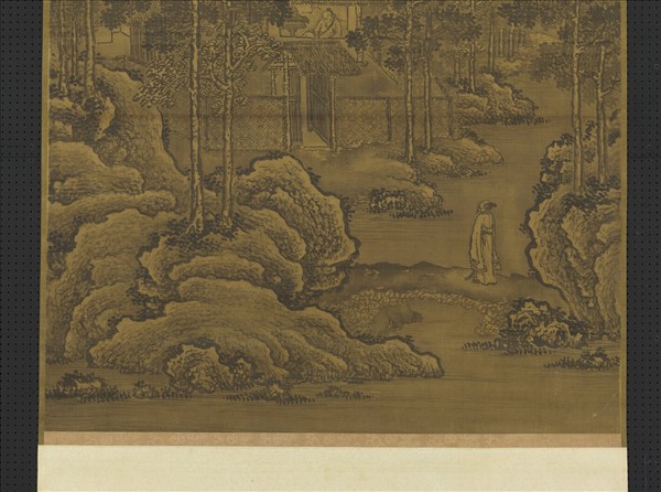 明王問畫山水　軸