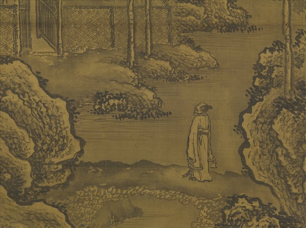 明王問畫山水　軸