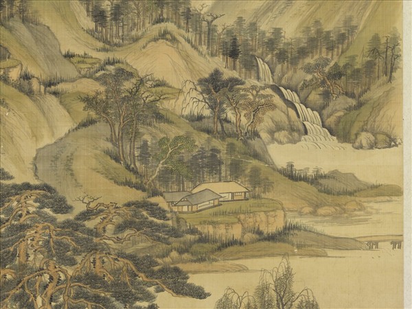 清王鑑倣黃公望煙浮遠岫圖　軸