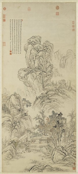 清鄒一桂秋爽圖　軸