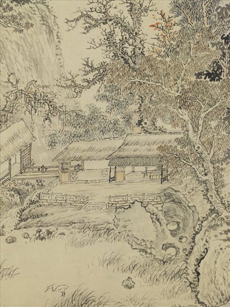 清鄒一桂秋爽圖　軸