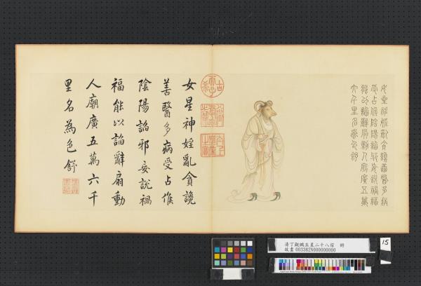 清丁觀鵬五星二十八宿　冊　女星神