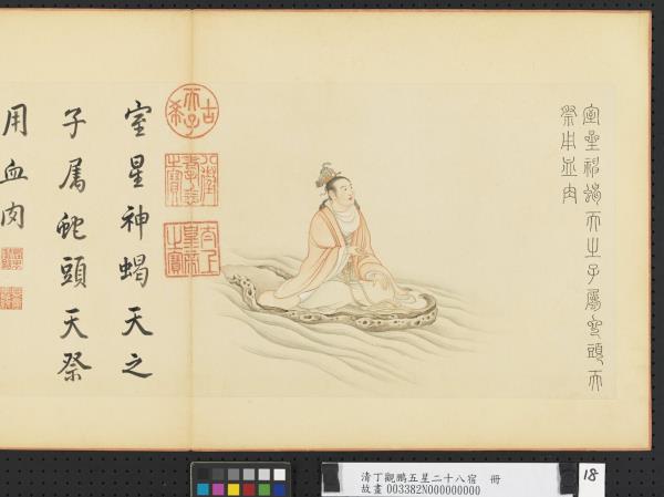 清丁觀鵬五星二十八宿　冊　室星神