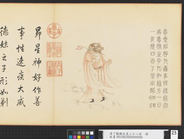 清丁觀鵬五星二十八宿　冊　昴星神