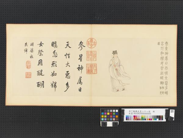 清丁觀鵬五星二十八宿　冊　參星神