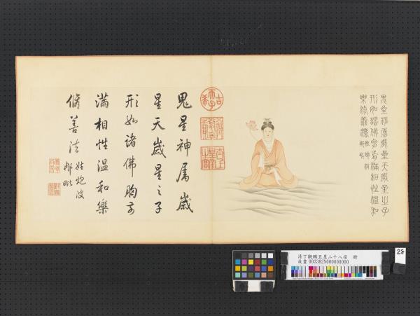 清丁觀鵬五星二十八宿　冊　鬼星神