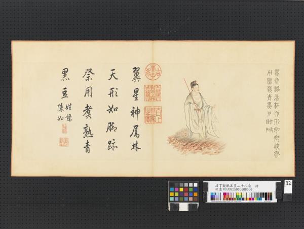 清丁觀鵬五星二十八宿　冊　翼星神