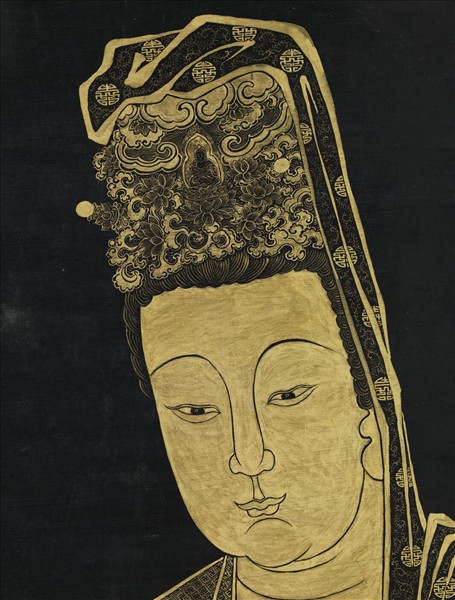 清姚文瀚畫觀音像　軸