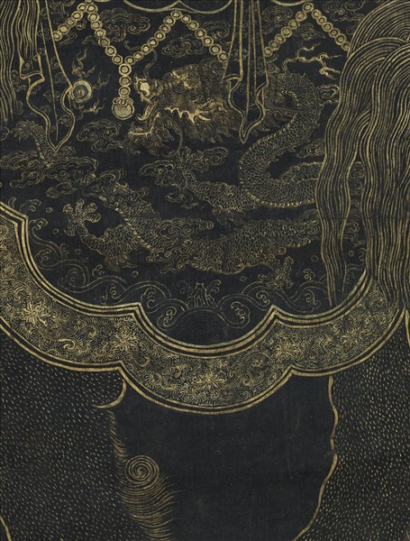 清姚文瀚畫文殊像　軸