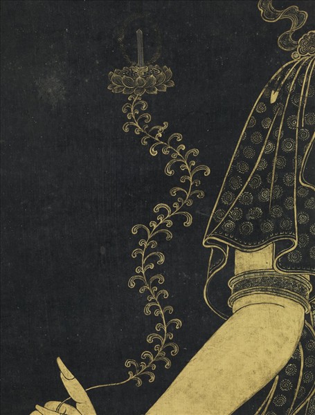 清姚文瀚畫文殊像　軸