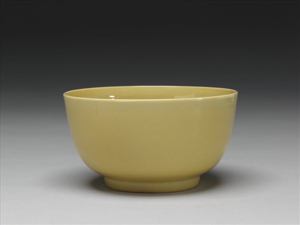 黃釉碗