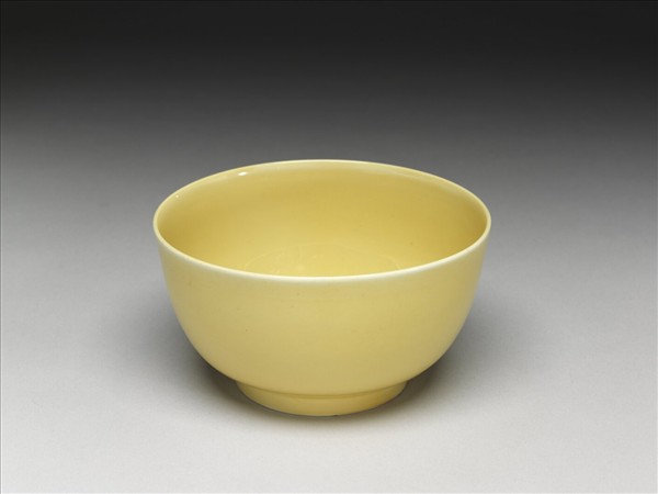 黃釉碗
