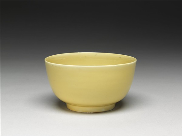 黃釉碗