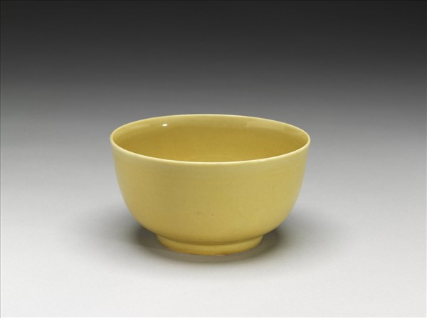 黃釉碗