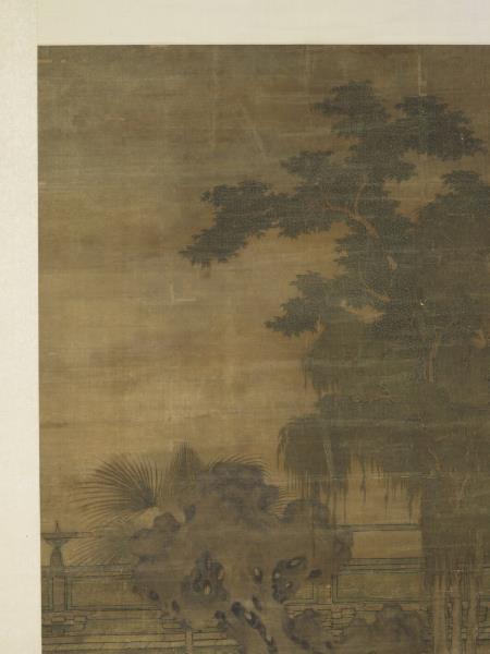 五代梁趙喦八達春遊圖　軸