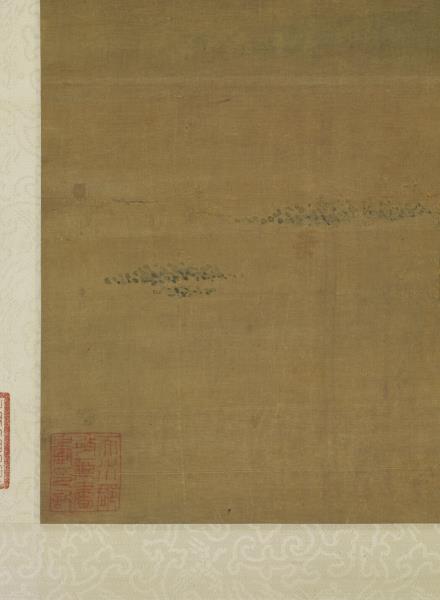 五代梁趙喦八達春遊圖　軸